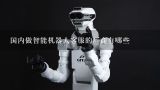 国内做智能机器人客服的厂商有哪些