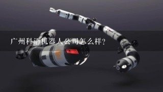广州科语机器人公司怎么样？