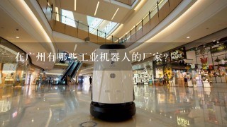 在广州有哪些工业机器人的厂家？