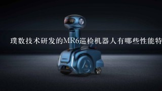 璞数技术研发的MR6巡检机器人有哪些性能特点？