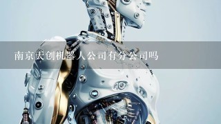 南京天创机器人公司有分公司吗
