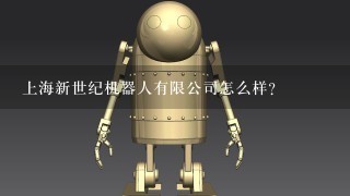 上海新世纪机器人有限公司怎么样？