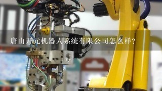 唐山开元机器人系统有限公司怎么样？