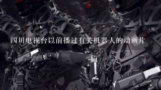 4川电视台以前播过有关机器人的动画片