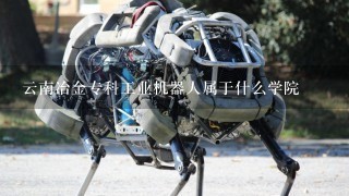 云南冶金专科工业机器人属于什么学院