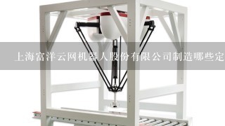 上海富洋云网机器人股份有限公司制造哪些定制化的智能工业机器人？制造技术在中国怎么样？