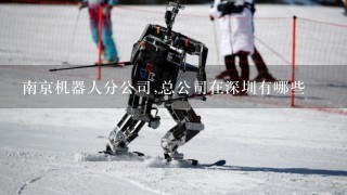 南京机器人分公司,总公司在深圳有哪些
