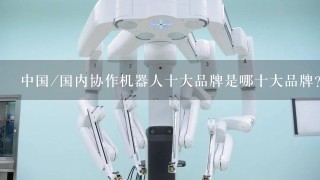 中国/国内协作机器人十大品牌是哪十大品牌？