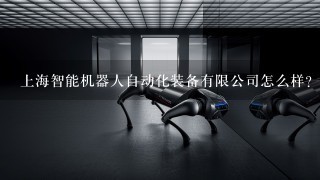 上海智能机器人自动化装备有限公司怎么样？