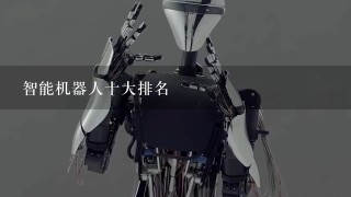智能机器人十大排名